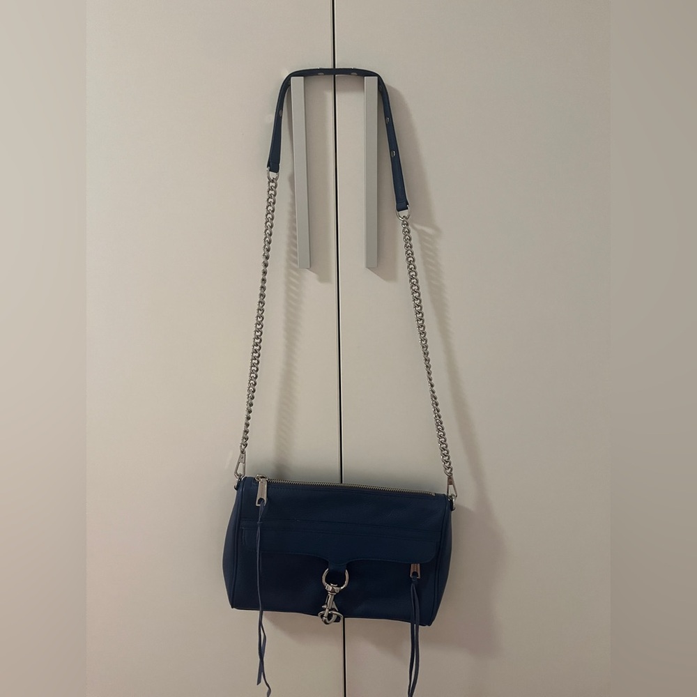 Rebecca Minkoff Blue M.A.C Leather Crossbody Bag